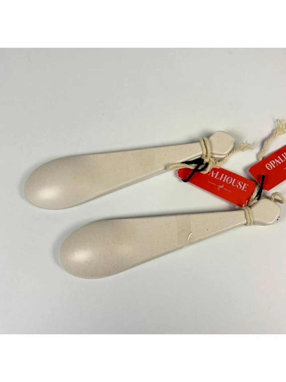 Opalhouse Melamine Fish Pattern Spoon Set 2 Sets 4 Spoons